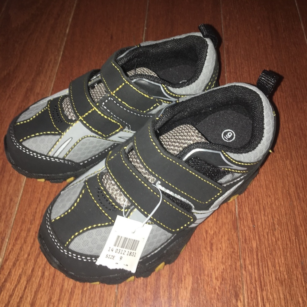 Brand New Black and Gray Kids Sneakers
